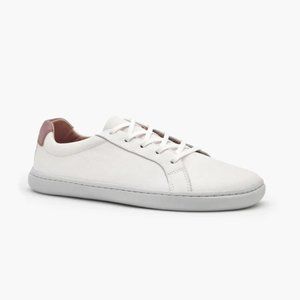 Origo "The Everyday Sneaker" Barefoot Shoes, in White/Lilac Leather